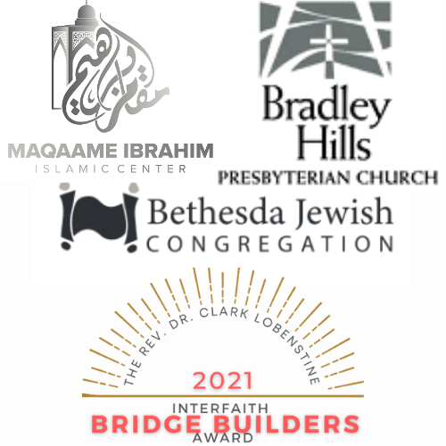 Bradley Hills Presbyterian Church, Bethesda Jewish Congregation, Maqaame Ibrahim Islamic Center